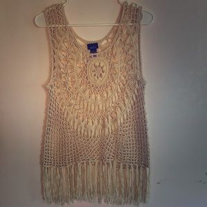 Juniors Crochet tank